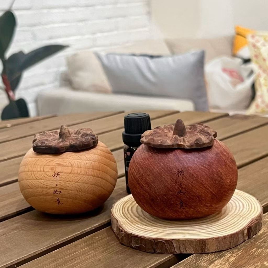 花梨木櫸木柿柿如意擴香器禮盒組